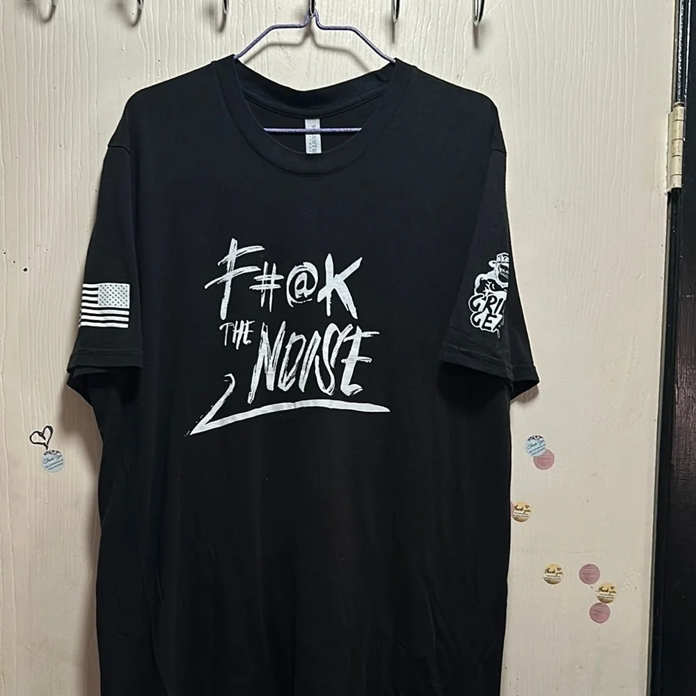 Vintage Volunteer Knitwear Graphic T-Shirt, Size XL, Black, Streetwear - Picture 16 of 16